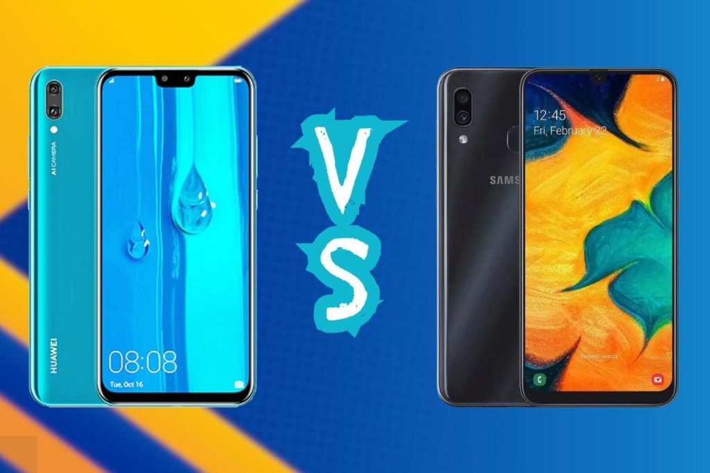 Comparativa Huawei Y9 (2019) vs Samsung Galaxy A30