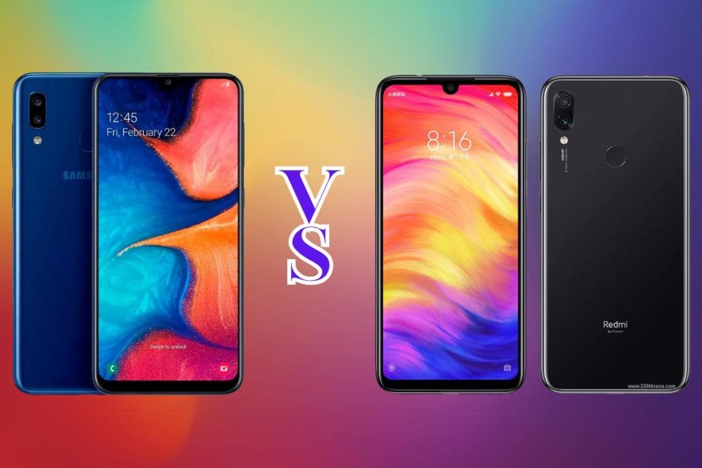 Samsung Galaxy A20 vs Xiaomi Redmi Note 7