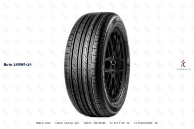 Ficha técnica Boto 185/65r14