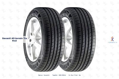 Ficha técnica Davanti all-terrain t/a ko2