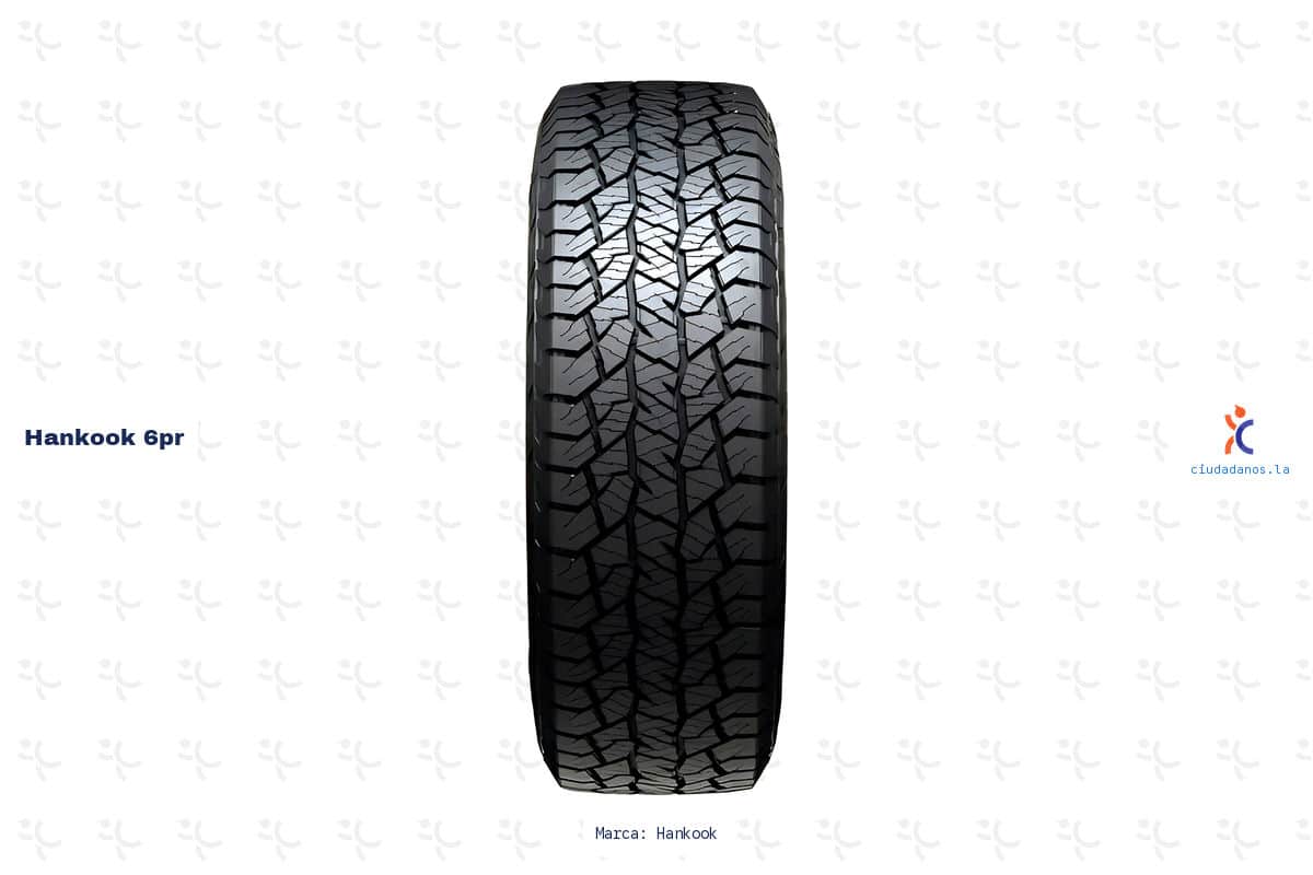 Ficha tecnica Hankook 6pr