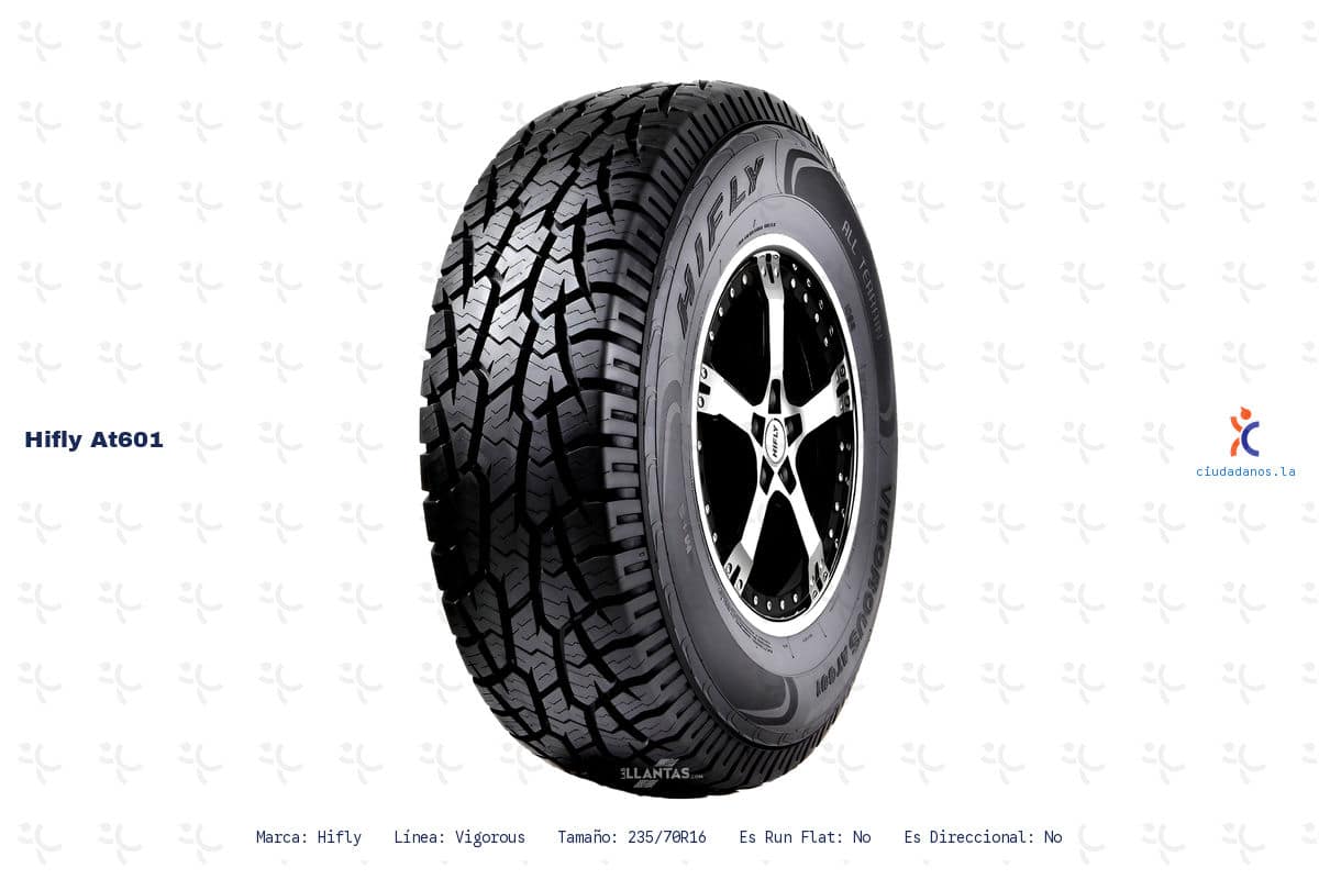 Ficha tecnica Hifly at601