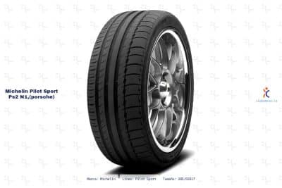 Ficha técnica Michelin pilot sport ps2 n1,(porsche)