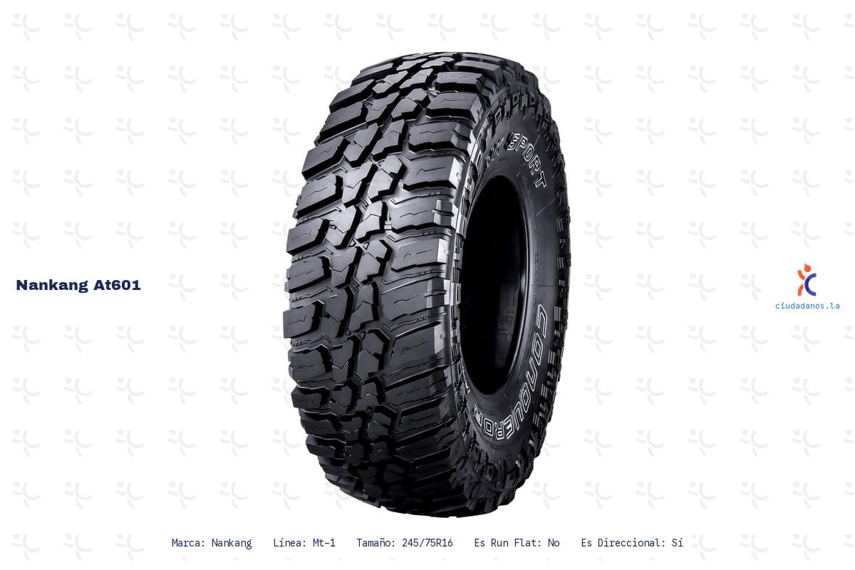 Ficha tecnica Nankang at601