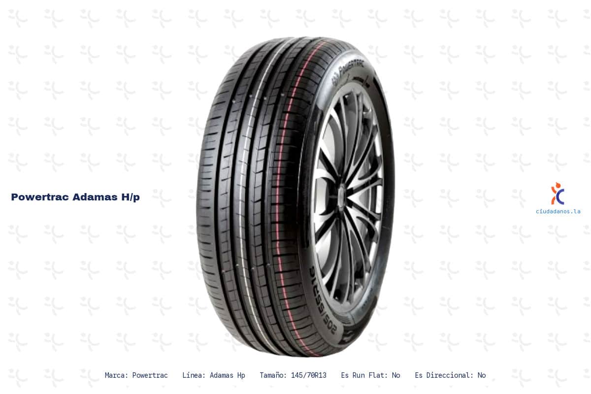 Ficha tecnica Powertrac adamas hp