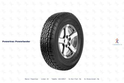 Ficha técnica Powertrac powerlander