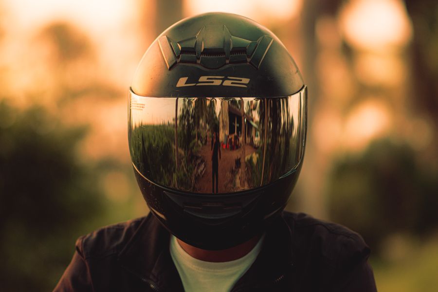 Casco de motocicleta con visera Pinlock