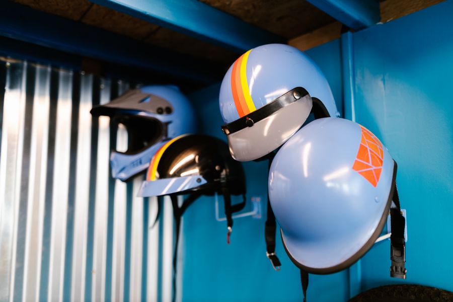 Cascos retro vintage para motocicleta