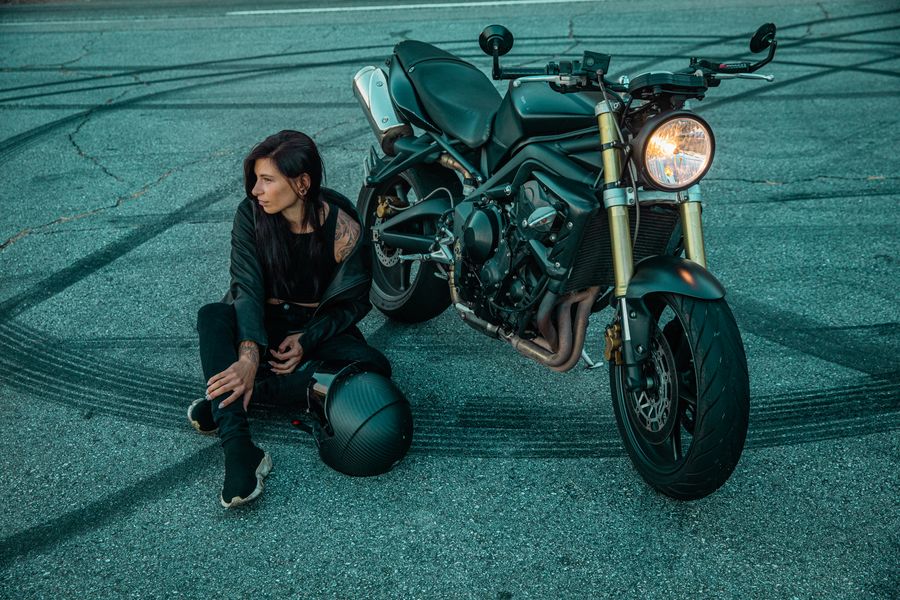 Motocicleta y desgaste por frenado