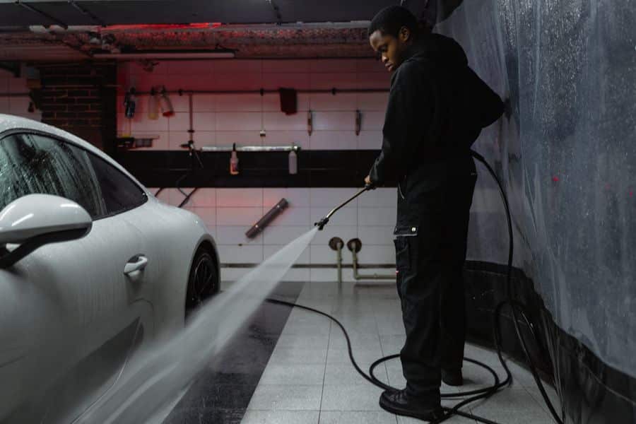Hidrolavadora para limpieza de autos